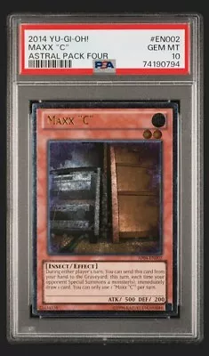 PSA 10 Maxx  C  AP04-EN002 Ultimate Rare Yugioh Astral Pack 4 • $2200