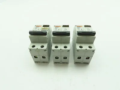 Merlin Gerin K60N C16 Multi 9 Circuit Breaker 2-Pole 16 Amp 400V 27913  LOT OF 3 • $59.99