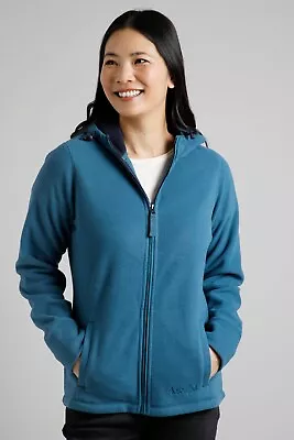 £26.50 • Buy Weird Fish Tara Full Zip Fleece Hoodie Size 22 Colour Uniform Blue New With Tags