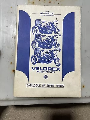 Velorex Spare Parts Catalogue Jawa Book Sidecar Side Car Part  • $14.21