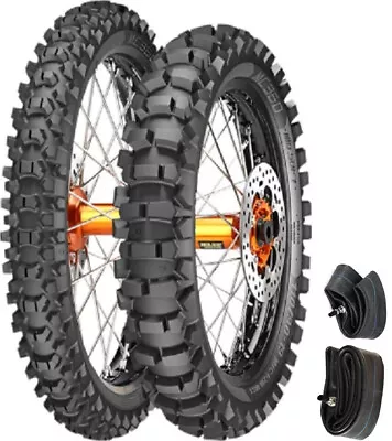 Metzeler Mc360 80/100-21 & 110/90-19 Tire Set + Tubes Mid-soft Dirt Yamaha • $156.90