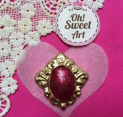 Two (2) Edible Emel's Sugar Wedding Jewel Gem Cake Candy Decoration 100% Edible • £96.50