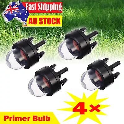 4Pack Petrol Strimmer Primer Fuel Bulb Pump For Stihl McCulloch Ryobi HUSQVARNAc • $9.99
