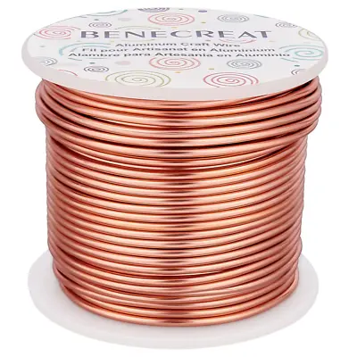 BENECREAT 12 Gauge 100FT Aluminum Wire Anodized Jewelry Craft Making Beading Flo • $20.11