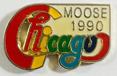 1990 Moose Pin Chicago • $6.99