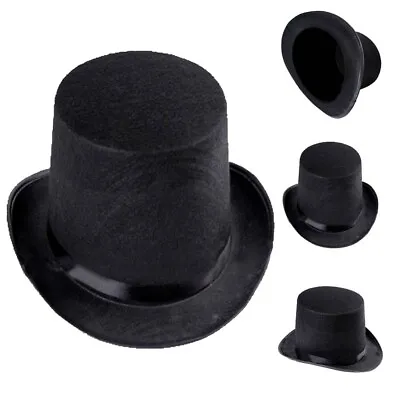 Black Men Hat Magician Hats Steampunk Top Hat Adult Baron Caroler Children • $6.98