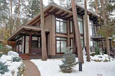 $365900 • Buy Modern Log House Kit #lh-293 Eco Friendly Wood Prefab Diy Building Cabin Home
