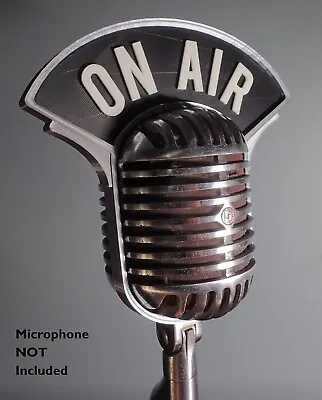 £74.50 • Buy Custom Art Deco Flag For Shure 55 556 Fatboy BIG Vintage Elvis Microphone