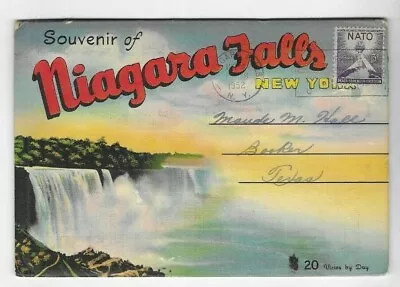 Vintage-postcard Folder-niagara Falls-new York • $2.25