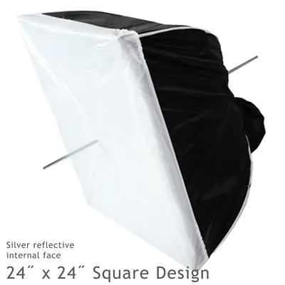 24  Silver Square Multifunctional Softbox Diffuser Reflector Photo Video Studio • $24