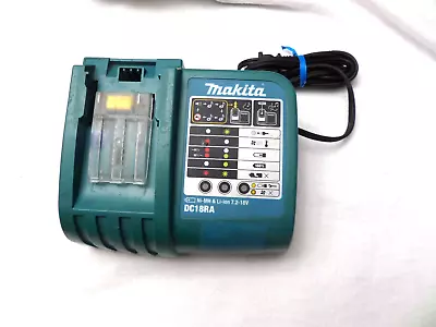 Makita Ni-MH & Li-ion 7.2-18V DC18RA Rapid Fast Battery Charger W/Chime Tested  • $18.78