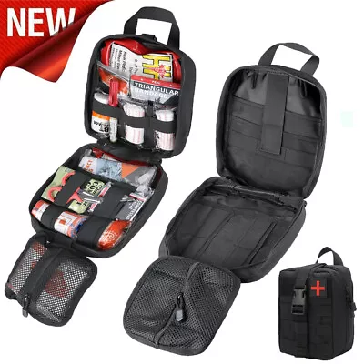 Tactical MOLLE First Aid Kit Medical Molle Rip Away EMT IFAK Survival Pouch Bag • $11.99