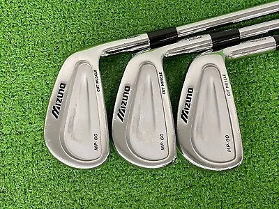 Mizuno MP-60 Cut Muscle Iron 5-9+PW RH Dynamic Gold S200 Stiff Flex Steel G9152 • $199.49