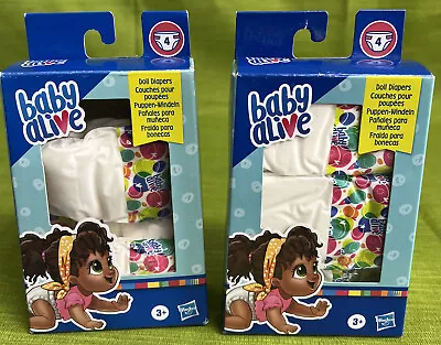 Baby Alive (7) Diapers Refill Pack - Girls Toy Doll Hasbro • $14.53