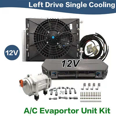 DC 12V Universal Underdash Electric Air Conditioning A/C Evaporator KIT（Cooling） • $999.99