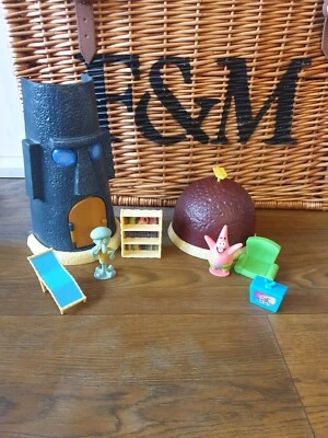 £45 • Buy Spongebob Squarepants  Squidward House Patrick's House Playset.
