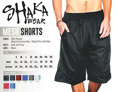 Shaka Wear Mesh Basketball Short • $21.99