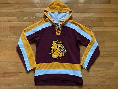 VTG Minnesota Duluth UMD Bulldogs SZ S Jersey Sweatshirt Hoodie Hockey • $49.99