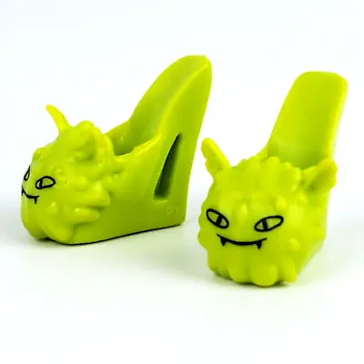 Monster High - Clawdeen Wolf - Dead Tired - Pair Green Slippers Shoes Only • $14.49