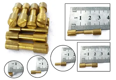£7.74 • Buy  6x Brass Corby Bolt Rivets, Knife Scale Handle Making Bushcraft Tool Decoration