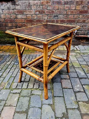 Early 20th Century Anglo - Japanese Style Bamboo Table • £495