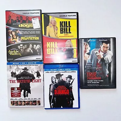 New Quentin Tarantino 8 Movie Collection Bundle - Blu-rays And DVDs (NO DIGITAL) • $35