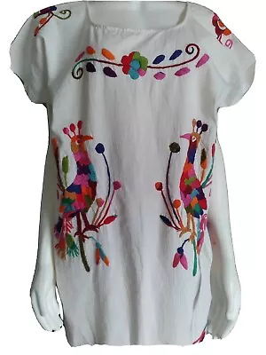 Beautiful Mexican Boho DressMexican Embroidered Tunic • $50