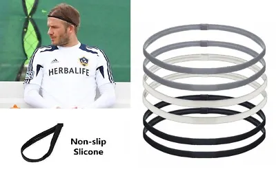 1-6PCS Women Man Headband Hair Elastic Yoga Sports Gym Stretch Band Accessory • £4.99