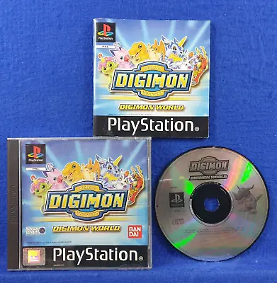 Ps1 DIGIMON WORLD *x Playstation Game Boxed COMPLETE PAL Ps2 Ps3 • $131.99