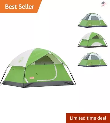 $111.79 • Buy Instant Quick Setup 3 Person Dome Tent - Waterproof Rainfly - Spacious Interior