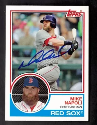 2015 Topps Archives Mike Napoli Card #241 Autograph Signed Red Sox • $14.99