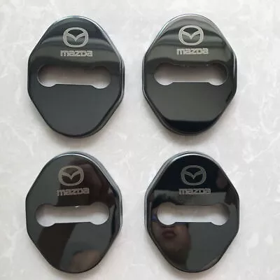 4PC Stainless Steel Car Door Lock Striker Protective Cover Accessories For Mazda • $11.99