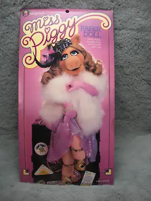 VTG Miss Piggy Paper Doll With Multiple Outfits & Wigs By Colorform • $24.99