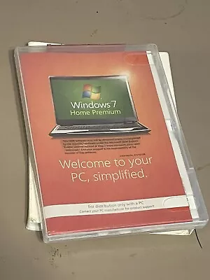 Microsoft  Windows 7 Home Premium 32/64-Bit (Retail (License + Media)) (1... • $30