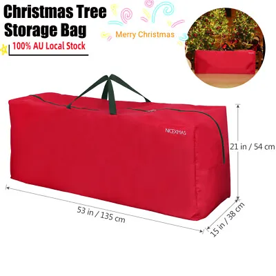 Extra Large Christmas Tree Storage Bag Waterproof Xmas Festive Zip Up Organiser • $18.99