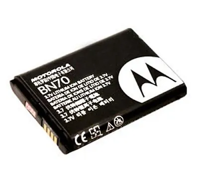 Motorola BN70 OEM Battery W845 Quantico V860 Barrage I856 Debut Karma Hint NEW • $6.99