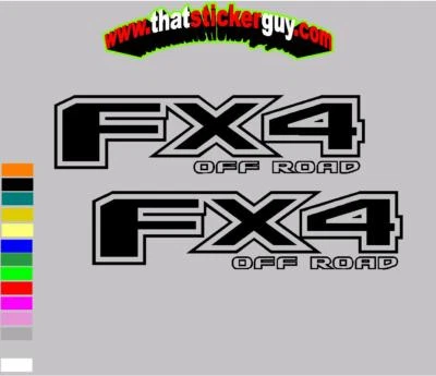 Truck Decal 4x4 Decal Set For 2009-2016 Ford F-150/F-250 - Truck