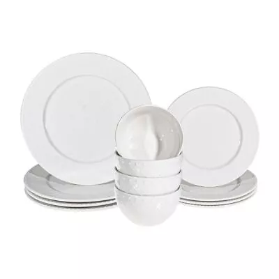 $39 • Buy Benzer - Chiltern Durable Porcelain 12pc Dinner Set