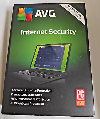 NEW & SEALED AVG Internet Security 3 PC / Devices - Antivirus Protection 🔥 • $5.97