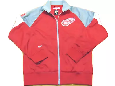 Mitchell Ness Nhl Vintage Hockey Detroit Red Wings Tailored Fit Track Jacket L • $52.99