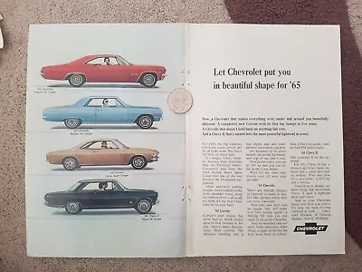 Chevrolet Impala SS  Chevelle SS  Corvair  1964 Original Vintage Car Advert • $5