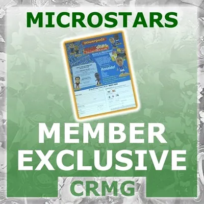 £3 • Buy CRMG Corinthian MicroStars MEMBERSHIP EXCLUSIVES GOLD BASES (like SoccerStarz)