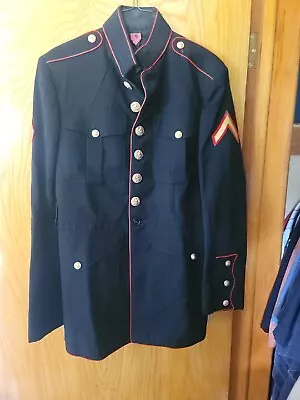 Vintage  USMC Marine Corps Dress Blues Jacket • $49.99