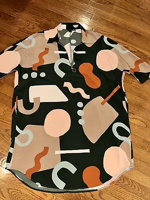 Monki Molly Shirt Dress Large  • $14.98