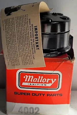 Mallory YC ZC Distributor Cap Assembly 2-Piece 4002 6-Cylinder NOS VTG • $99.99