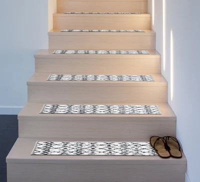 $36.17 • Buy Rugshop Rug Modern Boho Design Non-Slip Stair Treads Washable Mats Stair Runners