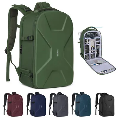 $70.99 • Buy 15-16 Inch Camera Backpack Bag Waterproof Mirrorless Photography Hardshell Case
