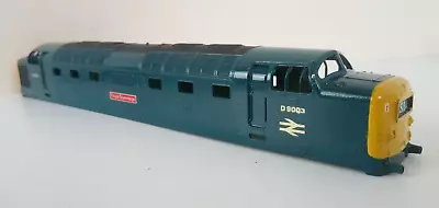 Lima OO Gauge EE Type 5/Class 55 Deltic Loco Body BR Blue FYE D9003 Repaint • £14.99