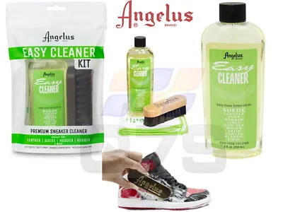 £16.49 • Buy Angelus Brand Easy Cleaner Kit Shoes Premium Sneakers Leather Suede Cleaning Kit