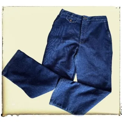 Vintage SEARS Denim Jeans Pants 1980s High Rise Mom Wide Leg Size 27 • $40